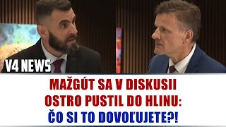 MAŽGÚT SA V DISKUSII OSTRO PUSTIL DO HLINU ČO SI TO DOVOĽUJETE [upl. by Ruberta]