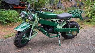 How to Make 2WD Motorcycle  Homemade 2WD Motorcycle [upl. by Cori]