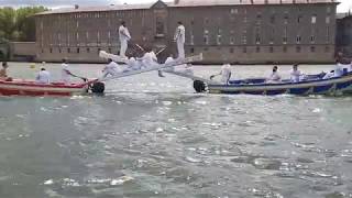 Retour des joutes à Toulouse sur la Garonne  10092017 [upl. by Armil563]