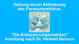 Heilung durch Aktivierung des Parasympathikus  Die Entspannungsreaktion  Dr Herbert Benson [upl. by Weisburgh]