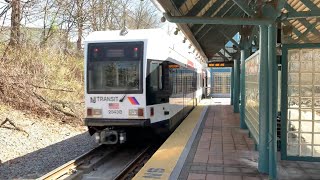 22 NJTransit Hudson Bergen Light Rail  Tonnelle Ave amp Weehawken [upl. by Genni]