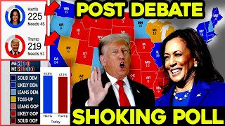 Post Debate 7 Swing STATES Head TO Head Unbelievable Polling Data14 SEPTEMBER MAP BASED NEW POLLS [upl. by Harwilll612]