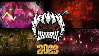 Every Future Top 1 Extreme Demons 2023 Version🔥 Geometry Dash [upl. by Ryann]