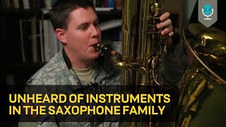 Unheard of Instruments in the Saxophone Family [upl. by Felicie954]