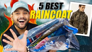 5 Best Myntra RaincoatsRain Jackets For Men 🔥 Myntra Haul Review 2024  ONE CHANCE [upl. by Orran]