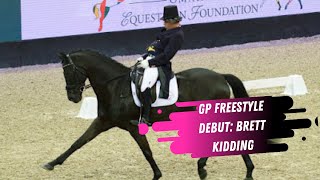 What Is Going On Inside His Head Brett Kidding Debuts His Grand Prix Dressage Freestyle At Olympia [upl. by Reddy]