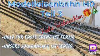 Modelleisenbahn H0 Teil 3 erste ebene ist fertig [upl. by Colleen]