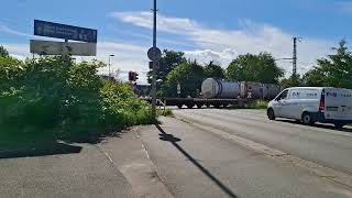 Spoorwegovergang Mehrhoog D  Railroad Crossing  Bahnübergang [upl. by Rim]