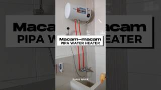 macam macam pipa untuk instalasi water heater [upl. by Leahcar]