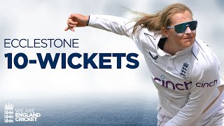 10Wickets In The Match  Sophie Ecclestone Stars against Australia  England Women [upl. by Akirej]