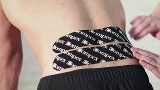 Lower Back 2 Application  Compex Tape [upl. by Leila87]