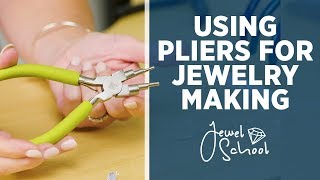 How to Use Pliers for Jewelry Making  Jewlery 101 [upl. by Charlean]