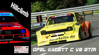 Hillclimb Monsters Onboard BiD Opel Kadett C V8 GTR  Holger Hovemann GER Eichenbühl 2023 [upl. by Jeri]