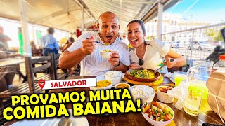 EGÃPCIO PROVA COMIDA BAIANA em SALVADOR SERÃ QUE APROVAMOS  Brasileira no Egito [upl. by Hugo]