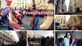 IN PIAZZA A GENOVA PER SVEGLIATITALIA [upl. by Enenaej]