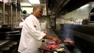 How to Grill a Steak at Berns Steakhouse  Chef Hab [upl. by Farver]