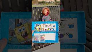 Chucky Tries Mystery Krabby Patty 🍔 [upl. by Ecirtaemed]