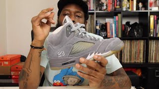 NIIKE AIR JORDAN 5 WOLF GREY  TWO FEET BARE CREPS EPISODE 40 [upl. by Isoais59]