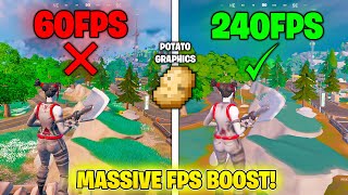 How To Get ULTRA LOW Graphics in FORTNITE OG Chapter 1 FPS BOOST  0 INPUT DELAY 🔧 [upl. by Desirae]