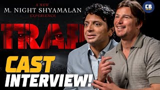 How TRAP Has You Rooting For A Killer Trap Cast Interview Josh Hartnett M Night Shyamalan [upl. by Su]