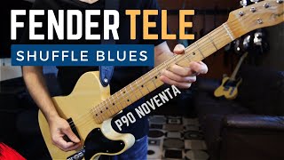 Telecaster Shuffle Blues in G [upl. by Ailat]