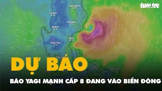 Bão Yagi mạnh cấp 8 giật cấp 11 đang hướng vào Biển Đông [upl. by Adnylam]