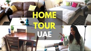 My House Tour  Studio Apartment  UAE  Small home organisation decor ideas Malayalam [upl. by Browning]