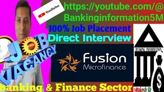 Fusion Finance Pvt Ltd  Fusion Microfinance Interview  jobs mfin news Bankinginformation5M [upl. by Atilahs]