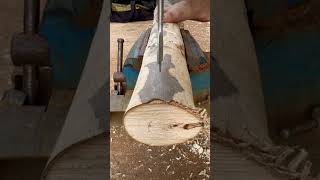 Woodworking hole saw shots viralvideo reels facebook [upl. by Georgina900]