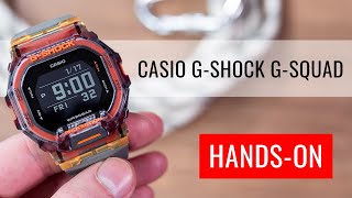 HANDSON Casio GShock GSquad GBD200SM1A5ER Skeleton Bezel Series [upl. by Vitus]