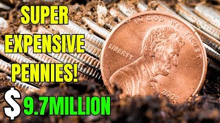 TOP 13 ULTRA MOST VALUABLE PENNIES IN HISTORY PENNIES WORTH MONEY [upl. by Aniweta]