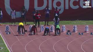 100m SemiFinal 3  Class 1 Boys  2024 Anthrick Corporate Area Meet  SportsMax TV [upl. by Laubin]