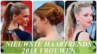 Nieuwste haartrends 2018 vrouwen [upl. by Acyre945]