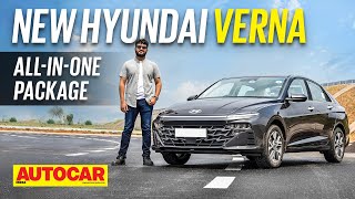 2023 Hyundai Verna review  Moving up a notch  First Drive  Autocar India [upl. by Adai]