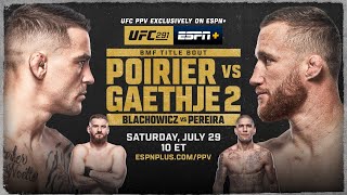 UFC 291 LIVE POIRIER VS GAETHJE 2 LIVESTREAM amp FULL FIGHT COMPANION [upl. by Cliffes]