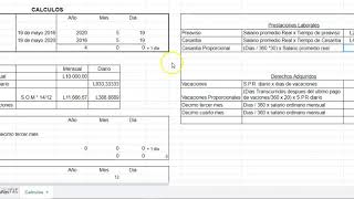 CALCULO DE PRESTACIONES LABORALES EN HONDURASVideo 1 [upl. by Tessie]