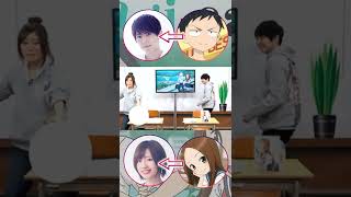 Yuki Kaji and Rie Takahashi FUNNY MOMENTS 2  TAKAGI and NISHIKATA in REAL LIFE Shorts [upl. by Waldner]