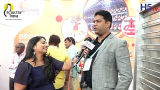 Pradeep  Omega Farm Equipment  16th Edition of Poultry India Exhibition at Hitex Hyderabad  h5tv [upl. by Leahcimluap739]