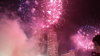 Fireworks Bangkok 2021 for the New Year in Thailand [upl. by Tigdirb482]