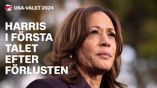 Kamala Harris tal efter förlusten [upl. by Ynnus398]