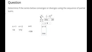 Determine whether a series converges or diverges [upl. by Pirzada]