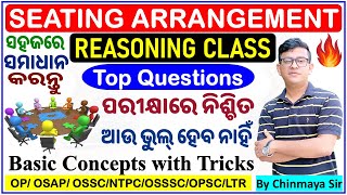 Seating Arrangement QuestionsTricks to Solve EasilyReasoning ConceptsFor All ExamsBy Chinmay Sir [upl. by Barra355]