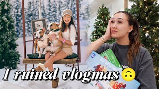 I ruined vlogmas already [upl. by Blasien404]