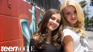 Peyton List and BFF Kaylyn Hang out at the Stars Home in Sunny LA – Besties – Teen Vogue [upl. by Ennaitak]