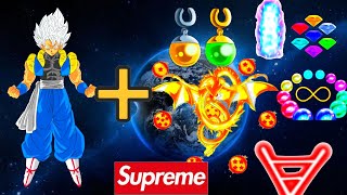 Goku God fusion ShenronOmni god ultra instinct all elements infinity multiverse vs all dbz [upl. by Garrick]