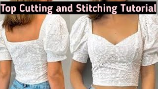 Top Cutting And Stitching Full Tutorial  Stitching Game With Jyoti [upl. by Yenoh]