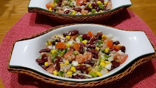 Salade mexicaine pour une entrée délicieuse et facile à réaliser [upl. by Reave]