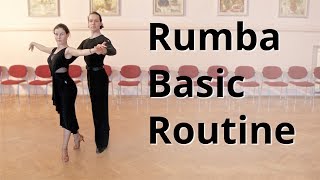 Rumba Basic Routine Membership Figures  Marts Smolko  Tina Bazykina [upl. by Roach]