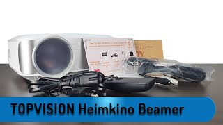 Let´s Test  TOPVISION Heimkino Beamer [upl. by Deerdre]