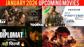 Top 10 Upcoming Movies In January 2024  Upcoming Big Bollywood amp South Indian Films January 2024 [upl. by Imugem]